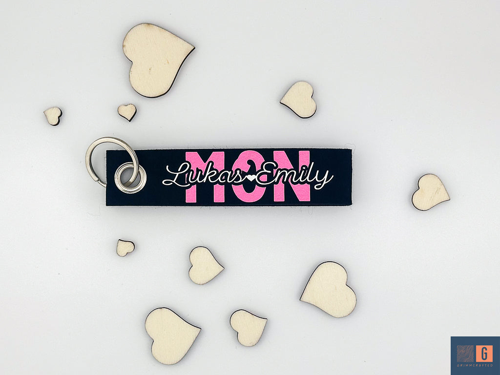 Schlüsselanhänger Filz personalisiert